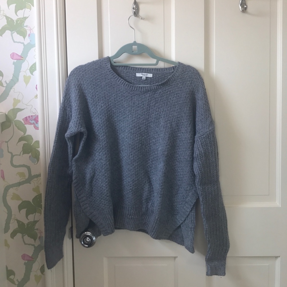 Madewell Classic Knit Gray Sweater