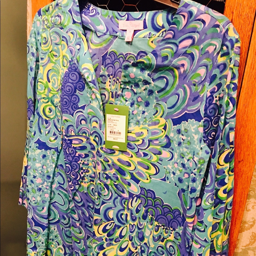 NWT Lilly Pulitzer Amelia Island Tunic sz S