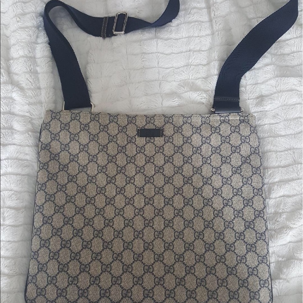 Blue Gucci crossbody