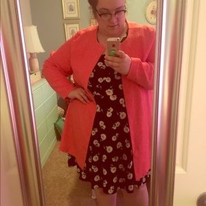 Torrid coral jacket