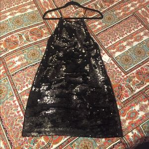 NWT * Beautiful Black Sequin Mini Dress