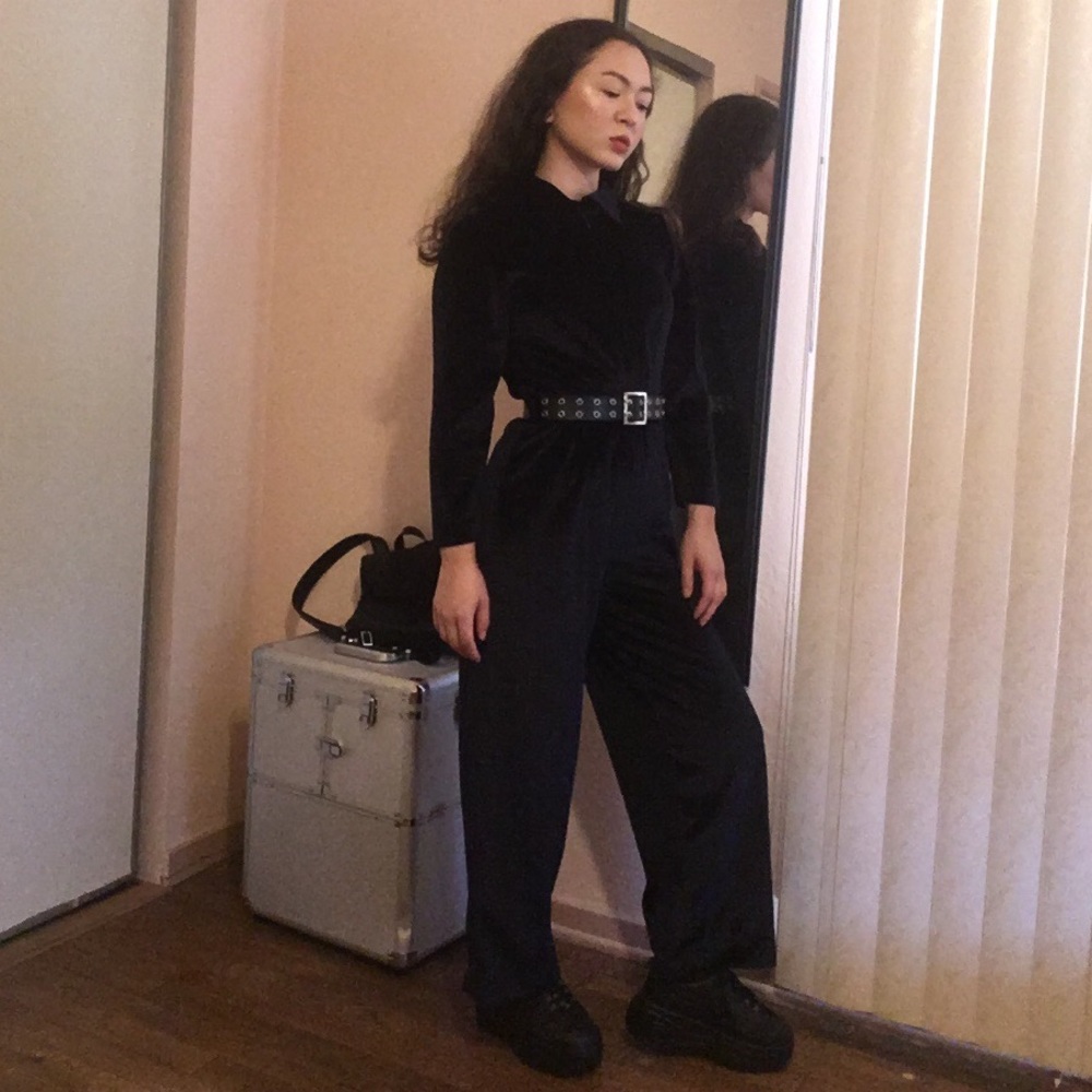 VELVET JUMPSUIT