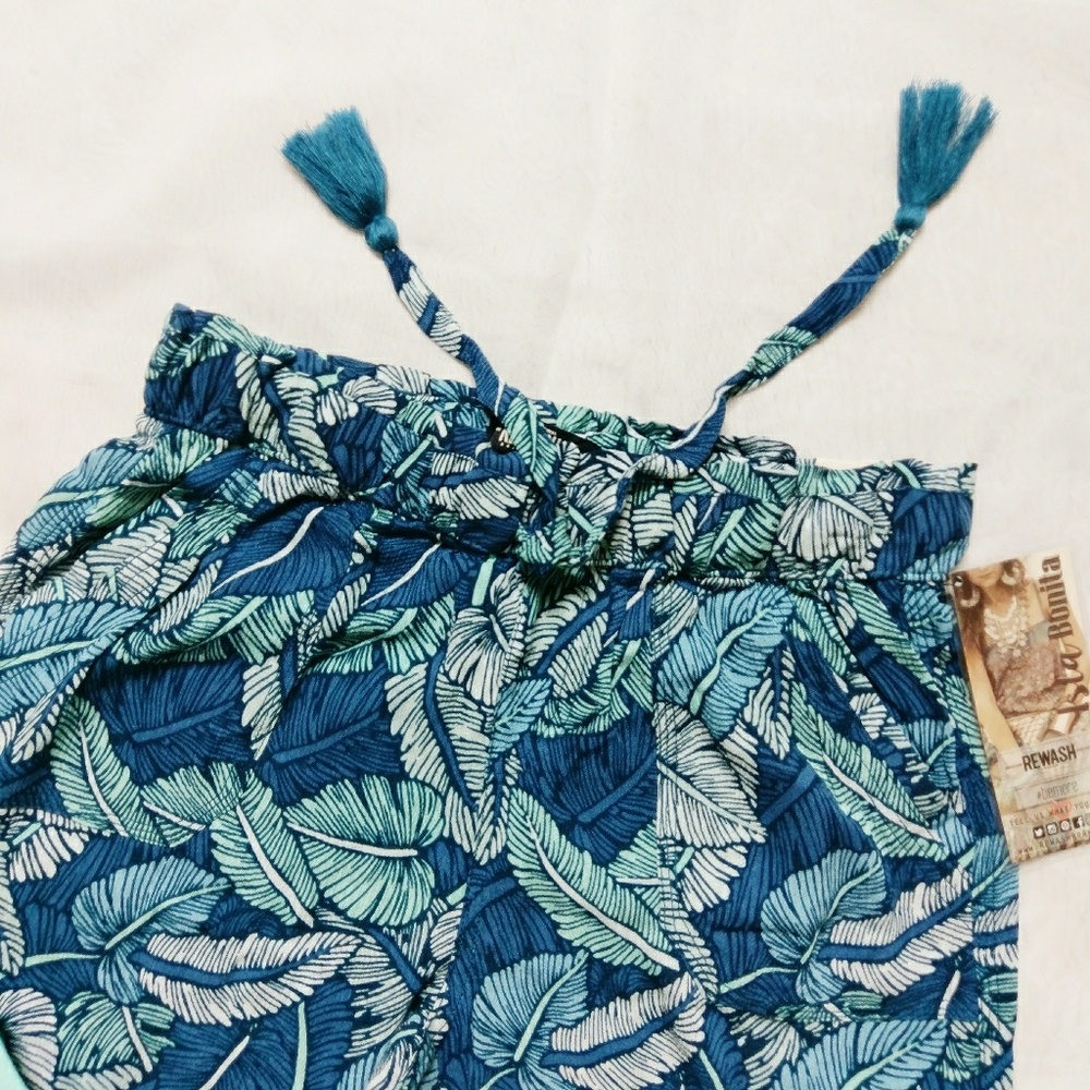 *1 HR SALE* NWT Tropical Palazzo Wide Legs Pant - Picture 4 of 6
