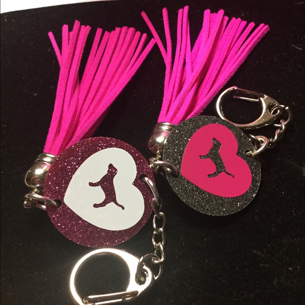 4 Pink Key Fobs!