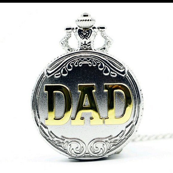 Other - DAD pocket watch pendant necklace chain