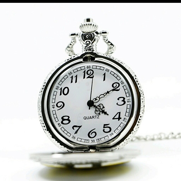 DAD pocket watch pendant necklace chain - Picture 2 of 7