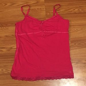 American Eagle pink tank