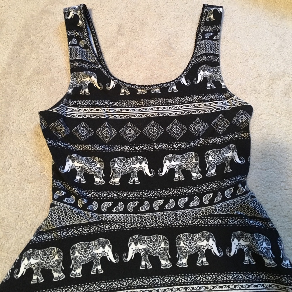 Forever 21 elephant print dress! - Picture 3 of 4