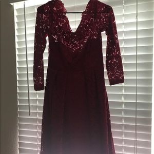 Red lace Dress