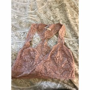 Free people galloon lace racerback bralette