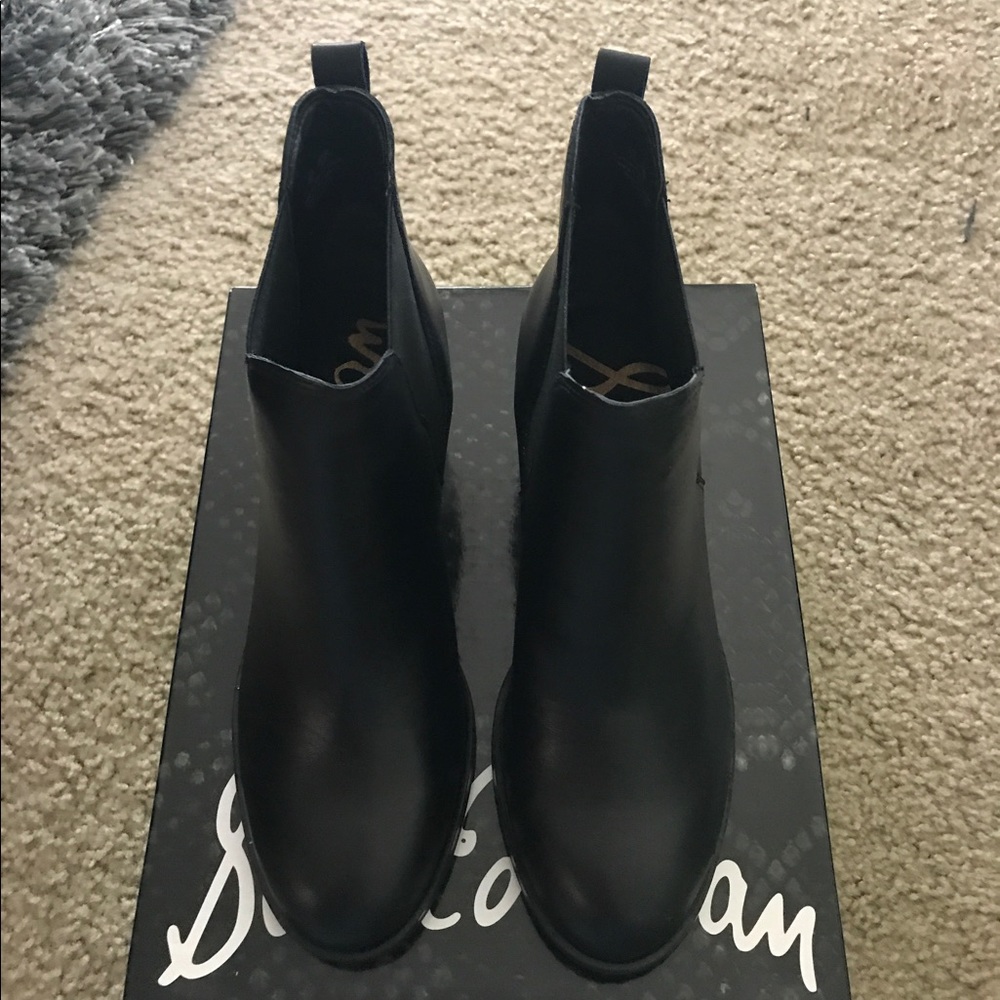 Sam Edelman Justin Chelsea Boots with Block Heels