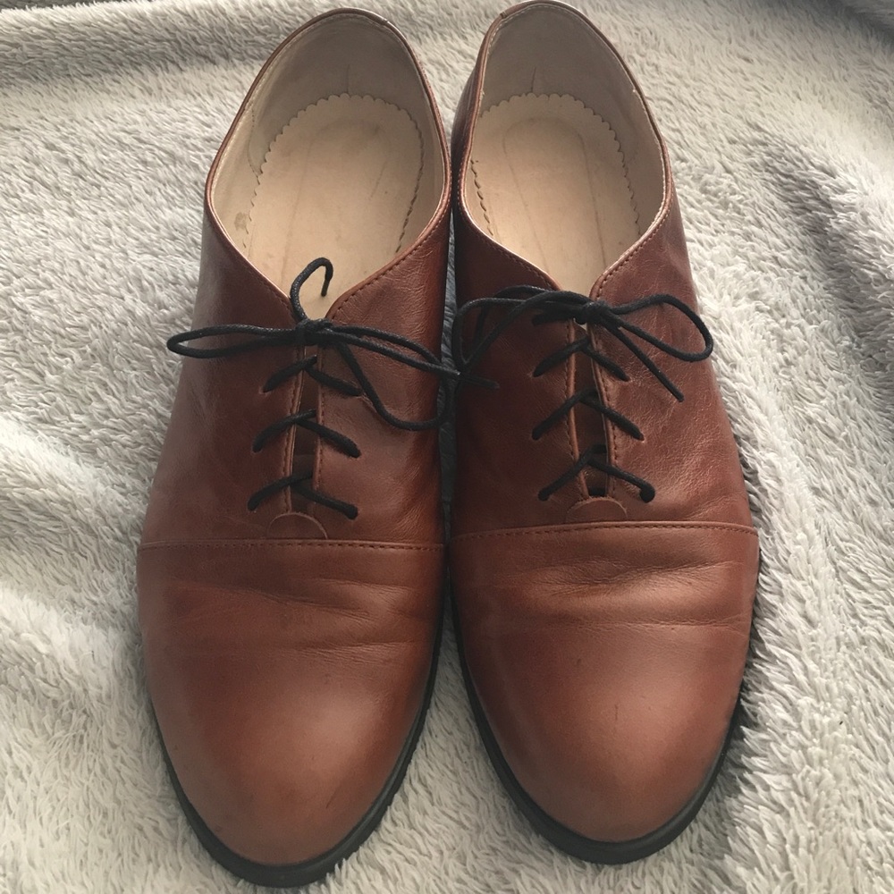 Brown Oxfords