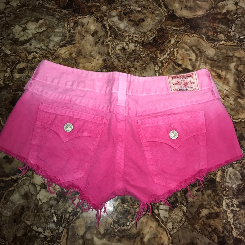 True Religion Tie Dye/ Ombré shorts size 31
