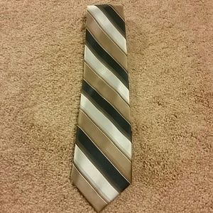Calvin Klein men's blue and brown tie
