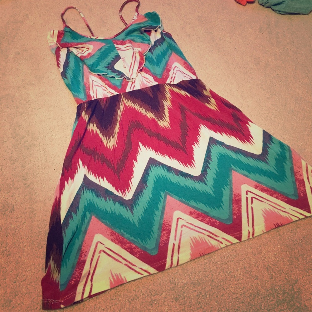 Aztec Print Dress