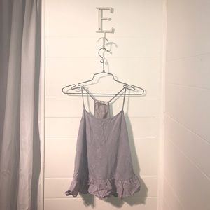 Chloe K (Nordstrom) ruffle tank top