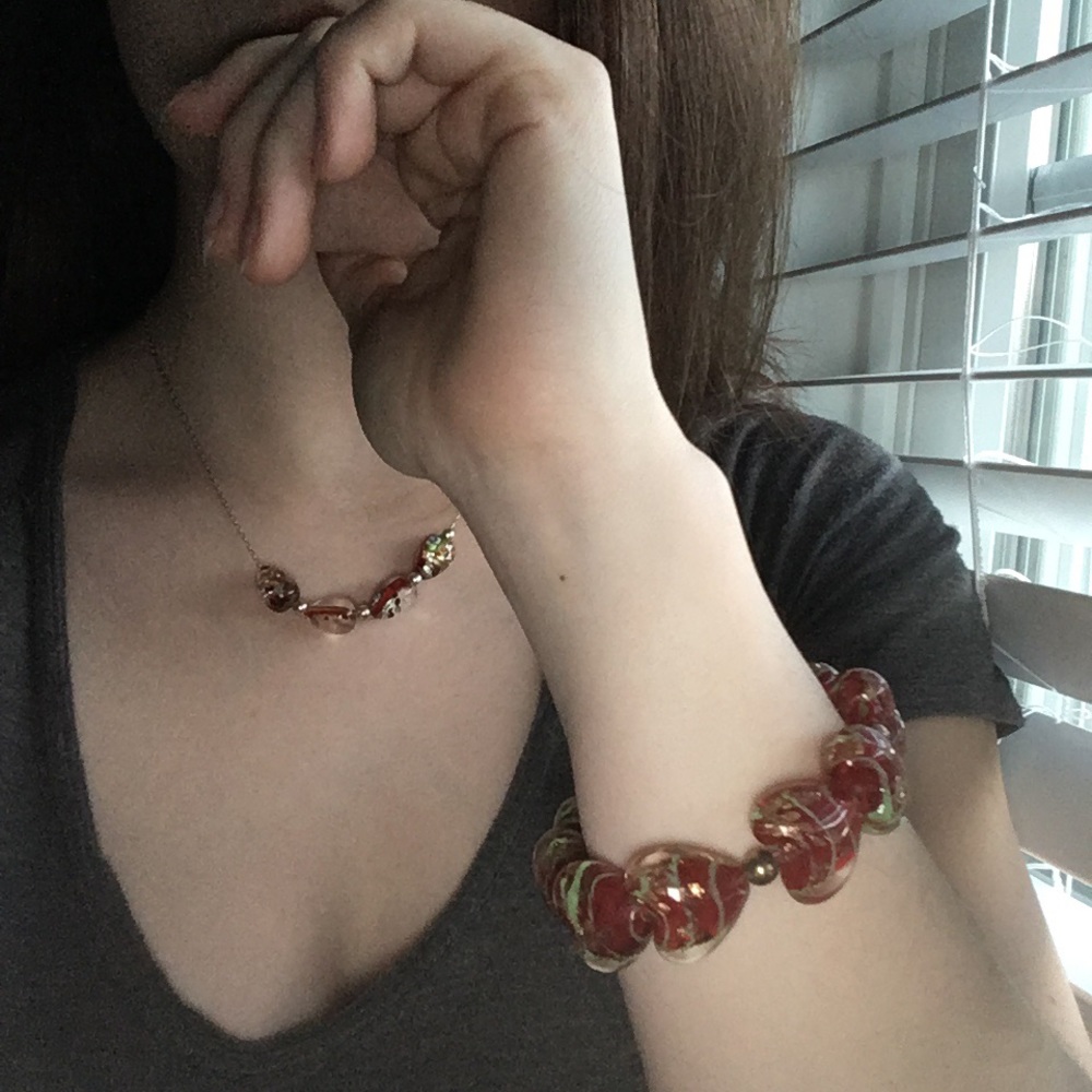 Red Bead Necklace
