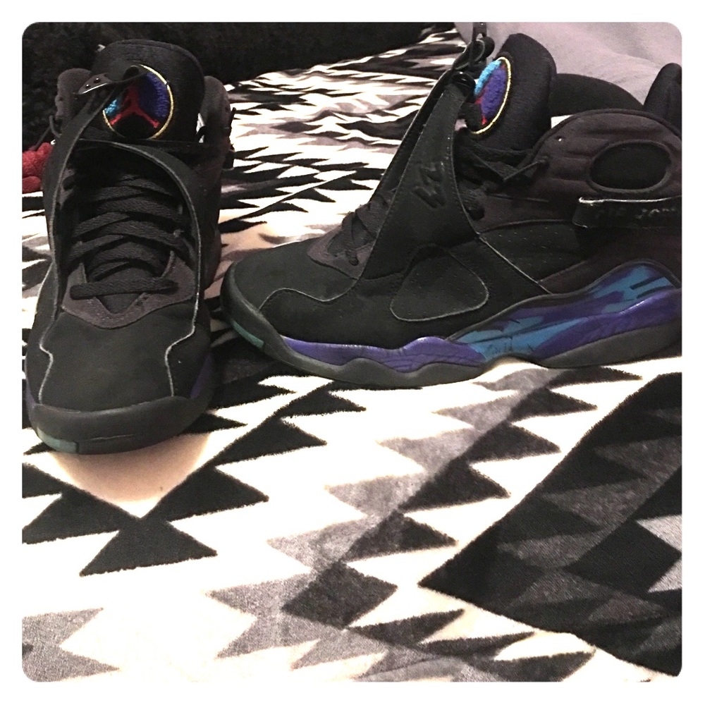 Jordan Aqua 8 size 10 used