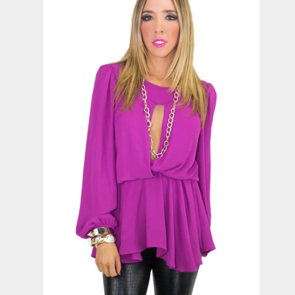 Haute and Rebellous Key Hole Top