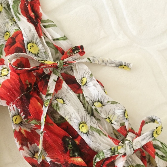 Last Chance🎀 Bow tie sleeves off the shoulder top - Picture 5 of 5