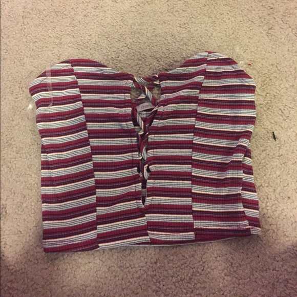 Strapless crop top - Picture 1 of 2