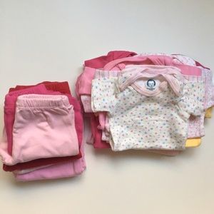 Baby Girls Onesie and Pants Bundle