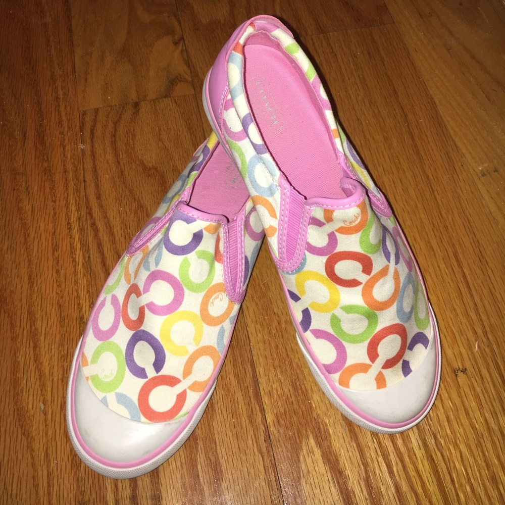 Coach slip-ons