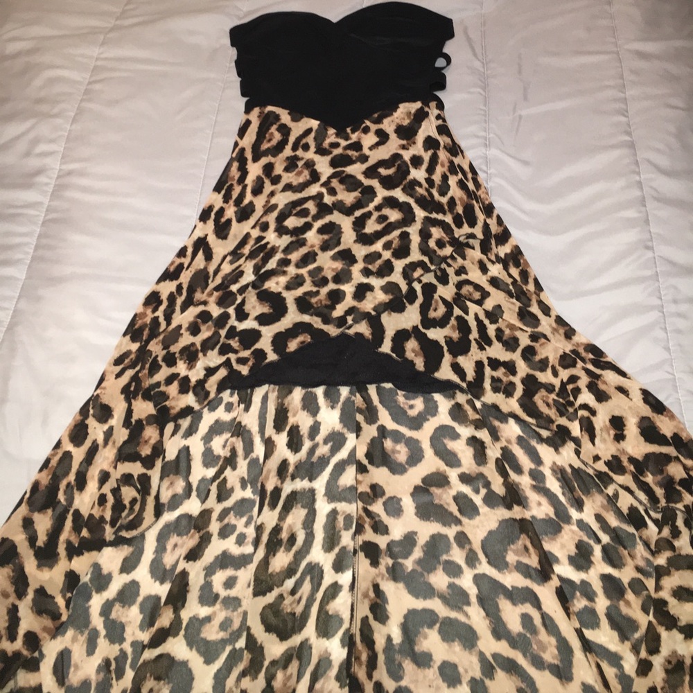 Women's leopard print dress