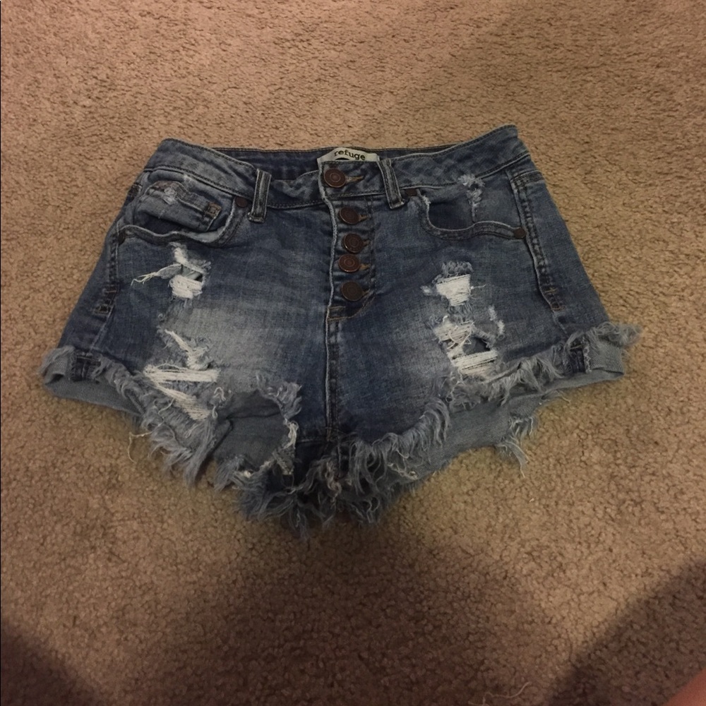 High waisted shorts