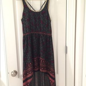 UrbanOutfitters HighLow floral henna print dress M