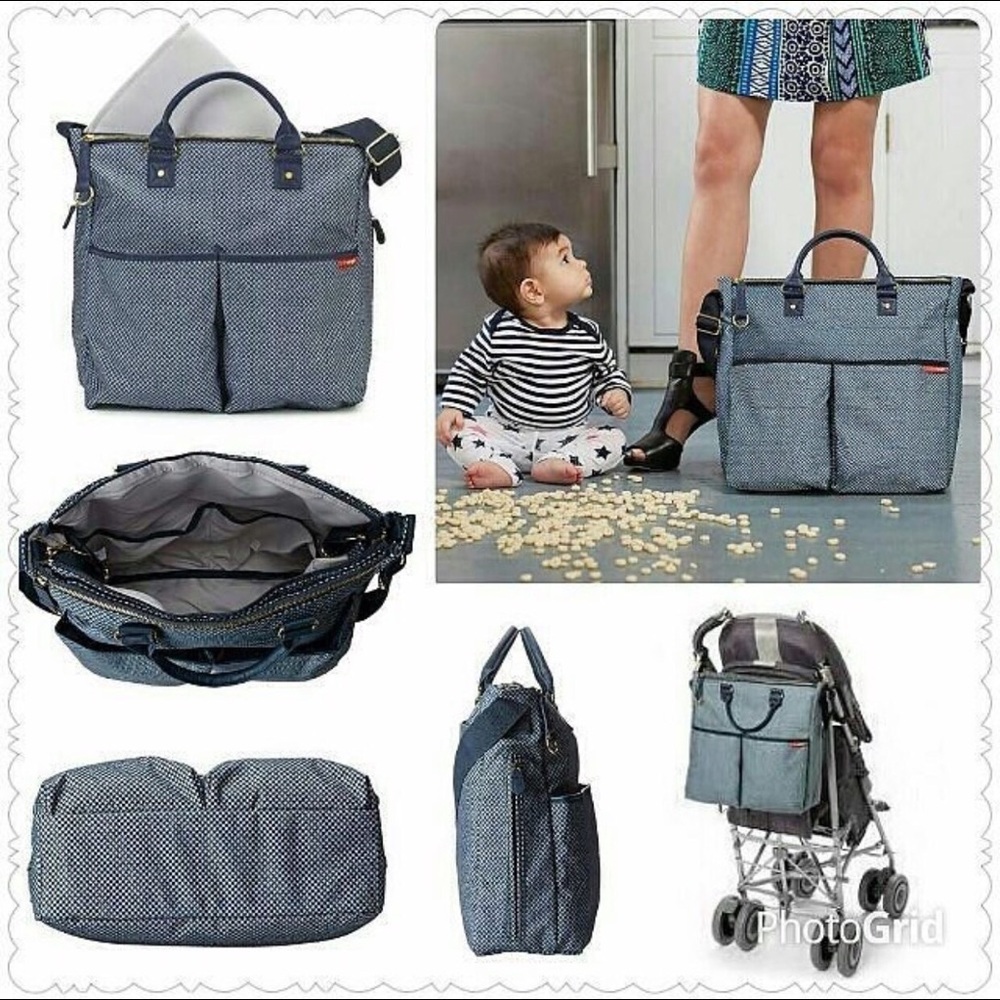 Like New. Clean 👶🏼SKIP * HOP diaper bag   👶🏼