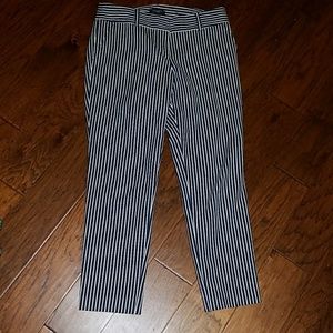 ANN Taylor striped ankle pants