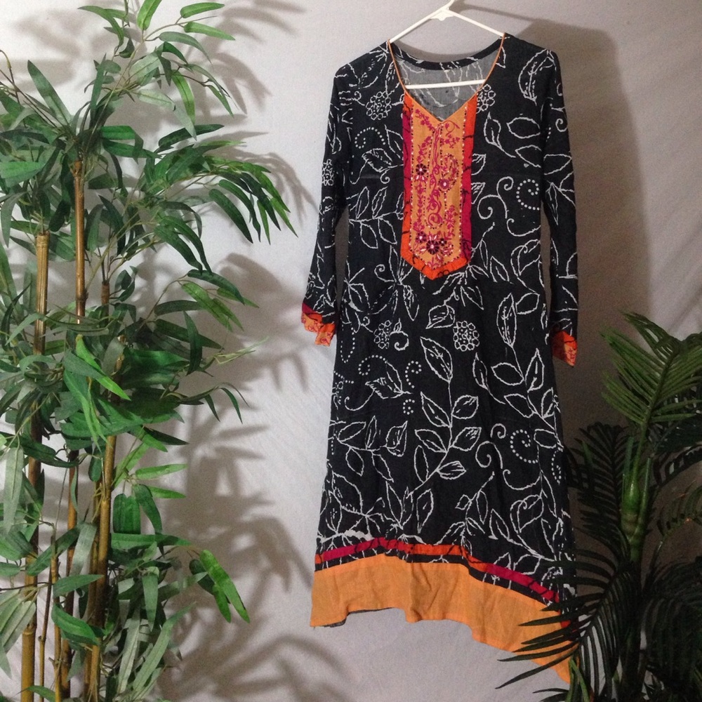 Beautiful hand embroidered Kaftan