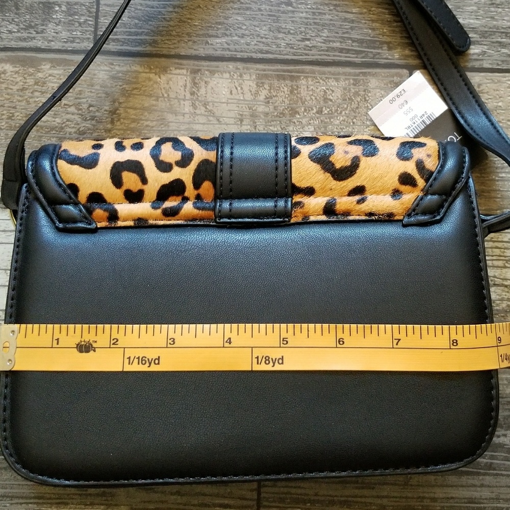 TOPSHOP leopard print flap crossbody bag - Picture 5 of 8