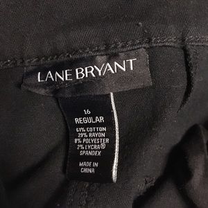 Lane Bryant black trouser 16