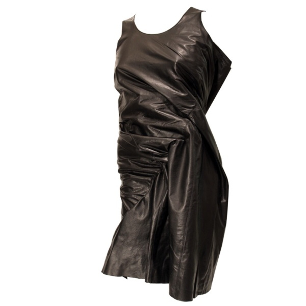 Junya Watanabe for Comme Des Garçons leather dress
