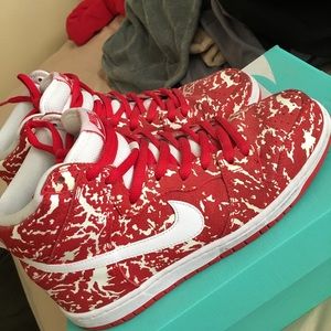 Nike SB High (Steak Print/Red& White Camo)