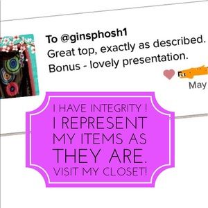 Thanks for shopping my closet! 🌺