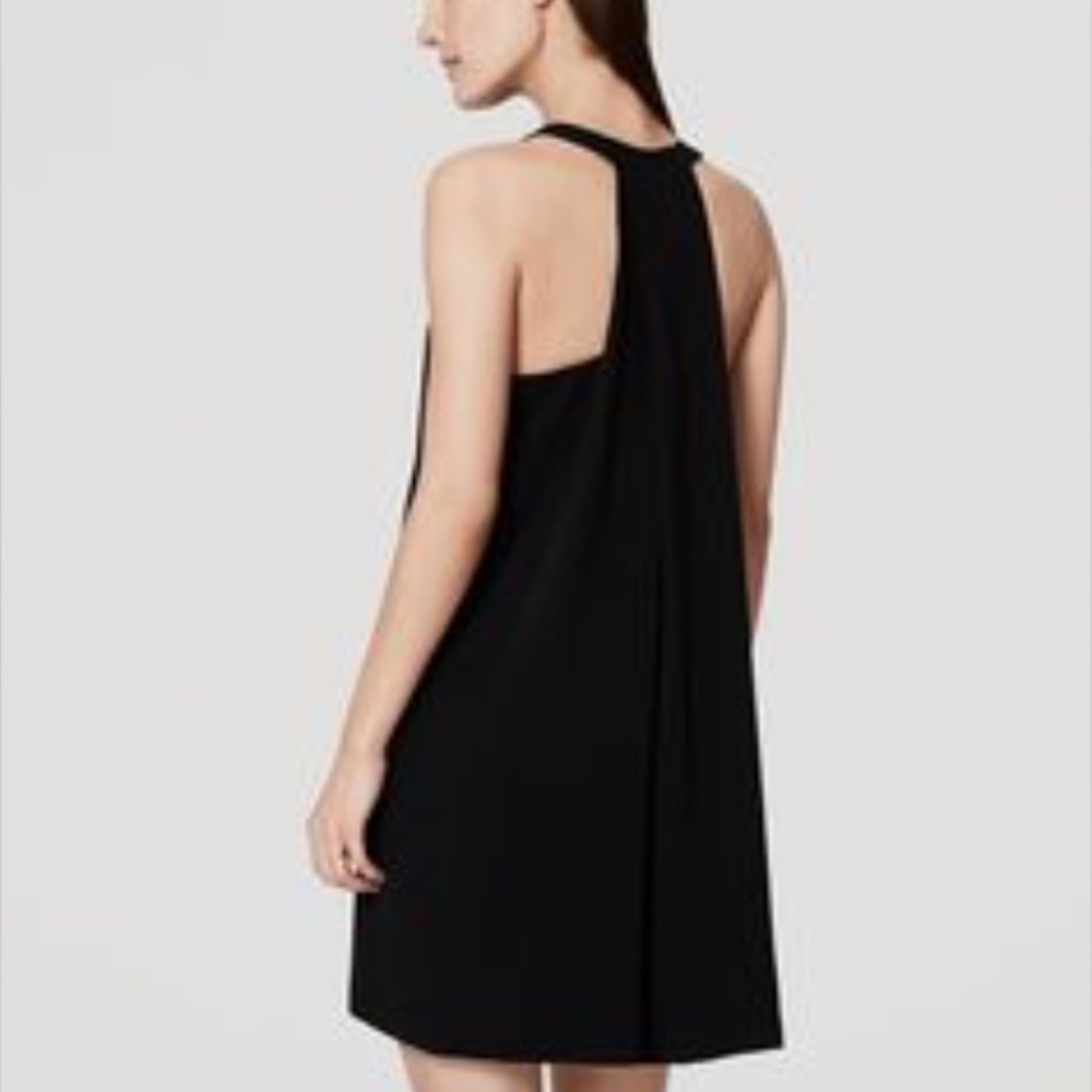 Never worn Simple Black Loft dress!