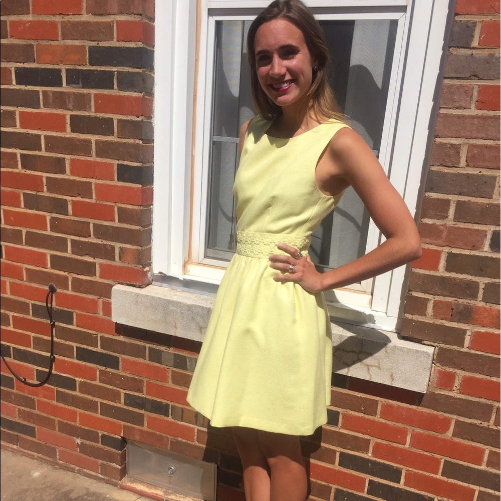 Yellow summer dress