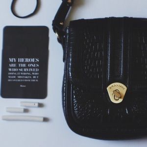 Black Brahmin Crossbody Bag