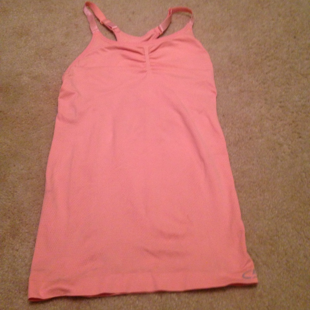 Salmon workout top.