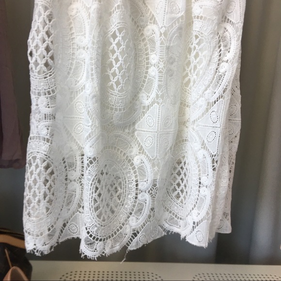 Urban Outfitters Dresses - Kimchi Blue Crochet Lace Dress in Off White Urban Outfitters Dresses - Kimchi Blue Crochet Lace Dress in Off White