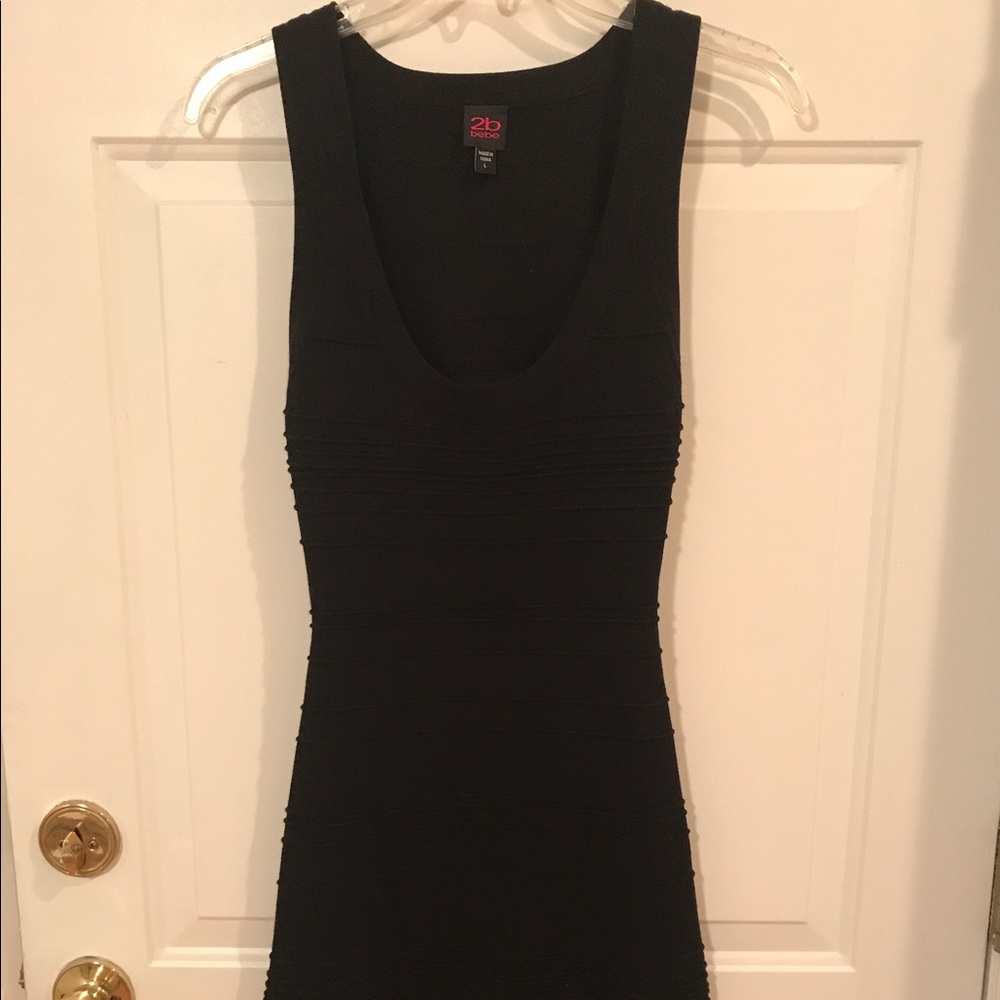 2B Bebe Black Mini dress