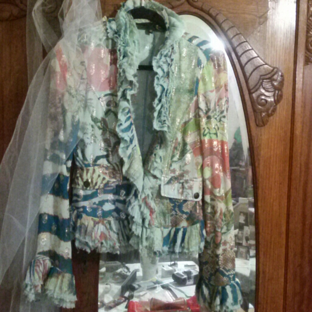 Cavalli  corset bustle back jacket