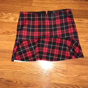 Plaid skirt
