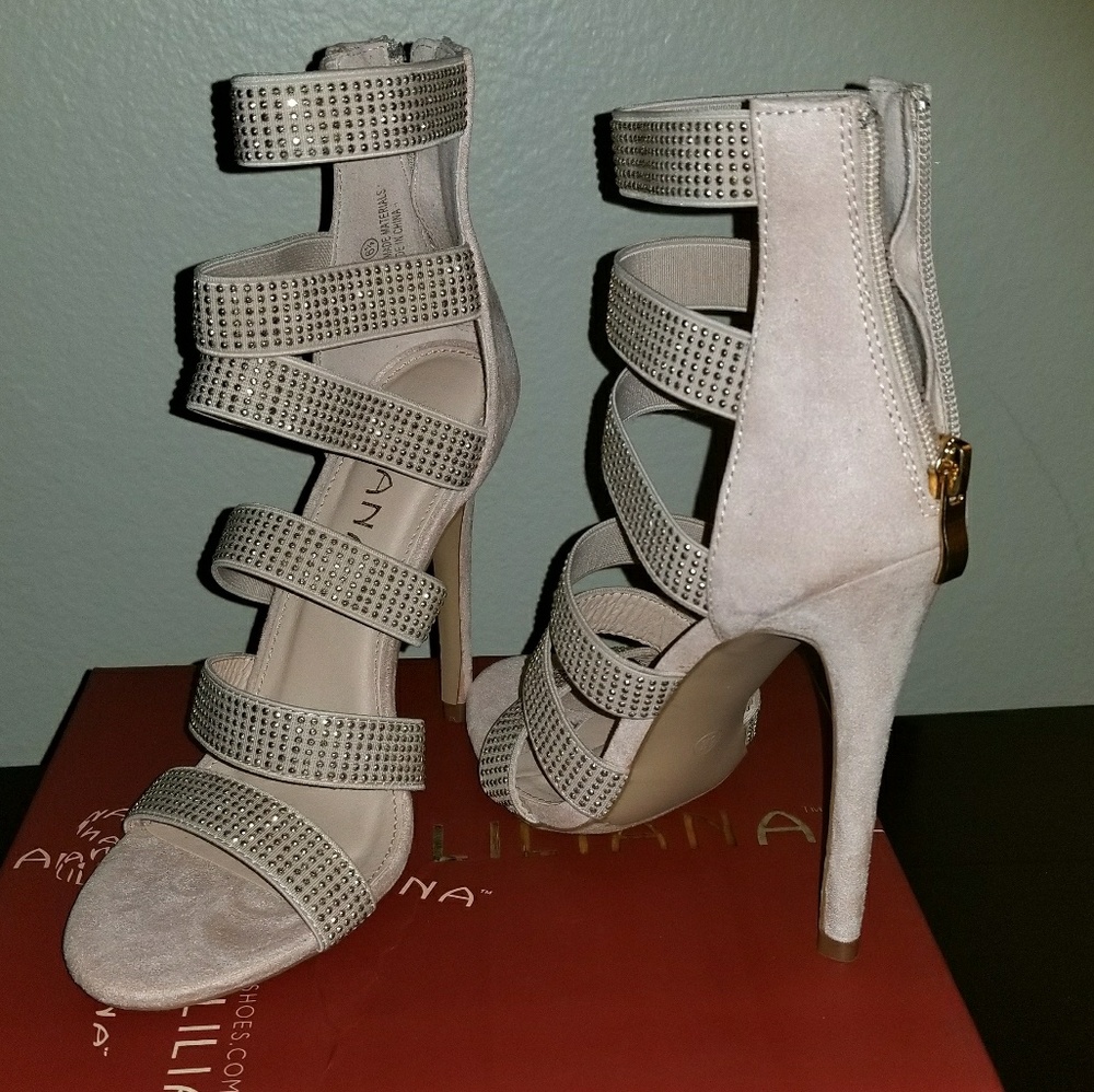 Go Jane Nude Stappy Sandals
