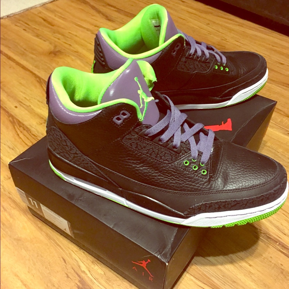 NWT Air Jordan 3 Retro- Joker Edition- NEVER WORN!