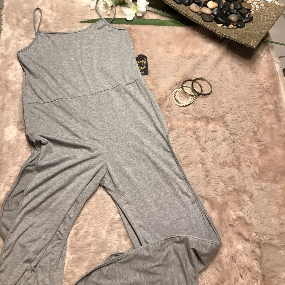 Gray jumpsuit
