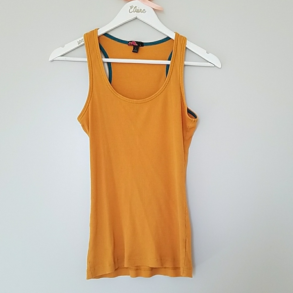 Yellow tank top